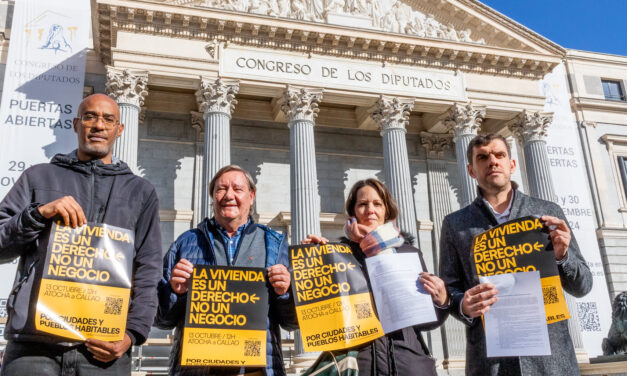 La FRAVM reclama en sus alegaciones al Plan Estatal de Vivienda destinar entre el 1% y el 3% del PIB a políticas de vivienda