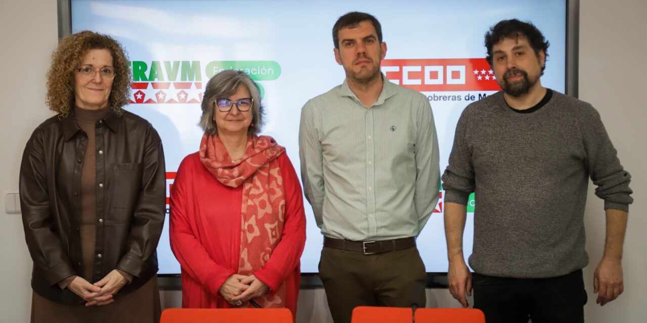 CCOO de Madrid y FRAVM reclaman la recuperación del Consejo Económico y Social de la Comunidad de Madrid