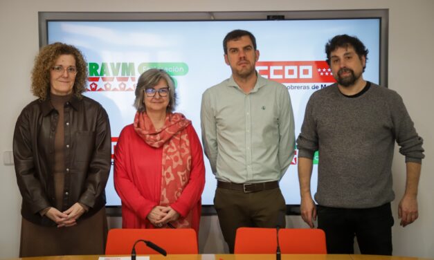 CCOO de Madrid y FRAVM reclaman la recuperación del Consejo Económico y Social de la Comunidad de Madrid