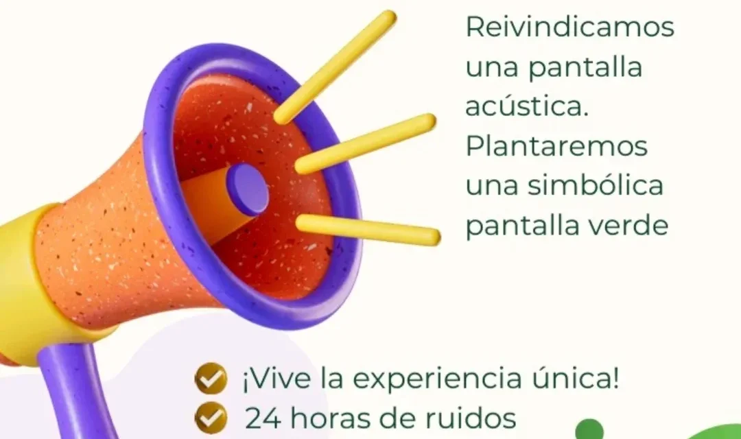 Convocan una marcha en El Caserío de Perales (Getafe) para reivindicar una pantalla acústica vegetal