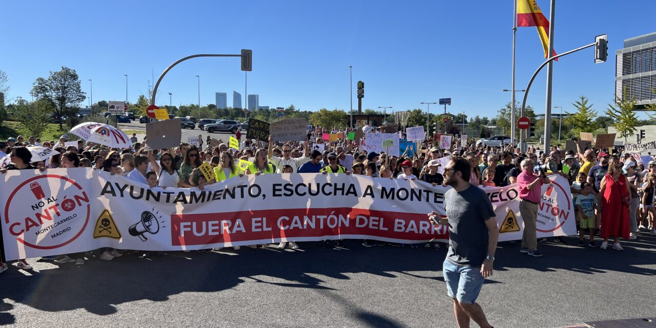 Consenso vecinal masivo en el noroeste de Madrid para solicitar la reubicación del cantón de Montecarmelo a la parcela ED1