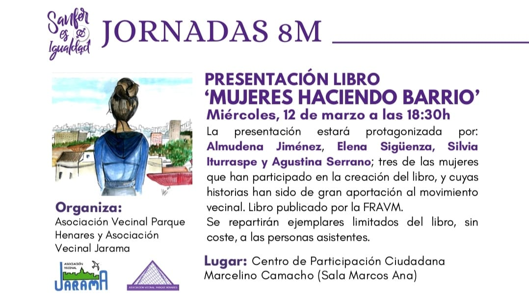 San Fernando de Henares acoge la presentación del libro Mujeres haciendo barrio con la participación de tres de sus protagonistas