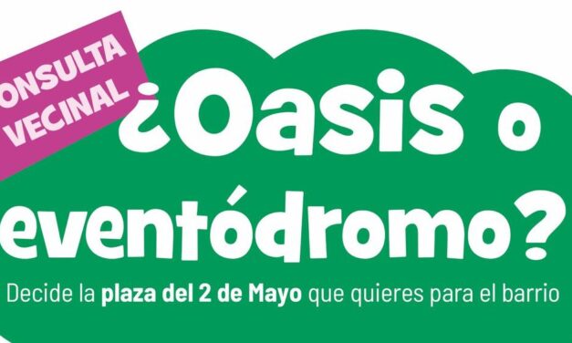 La Asociación Vecinal Maravillas convoca una consulta popular sobre la reforma integral de la Plaza del Dos de Mayo