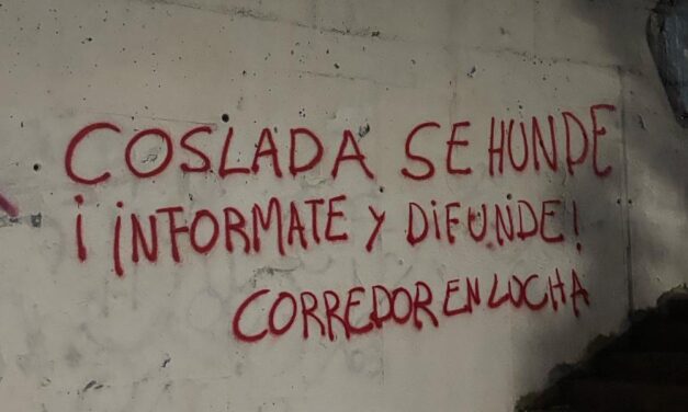 Manifestación desde San Fernando a Coslada para exigir soluciones al grave problema de la línea 7B de Metro
