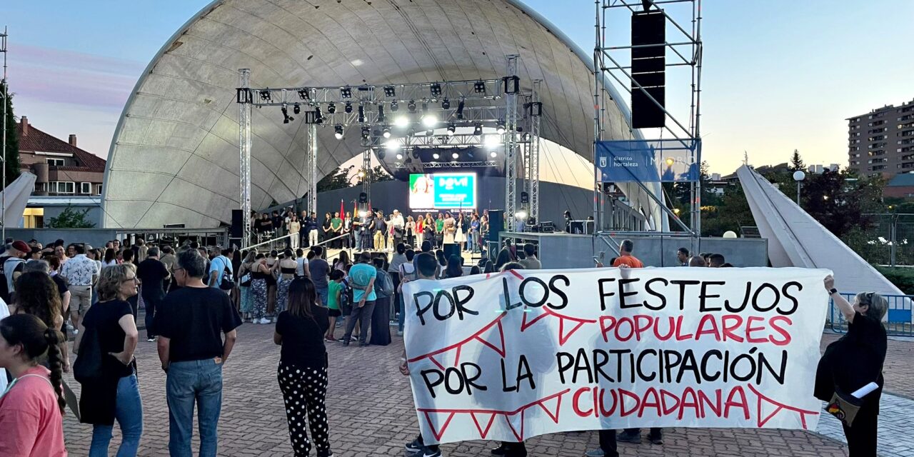 Protesta por el “maltrato sistemático” del concejal David Pérez a asociaciones de Hortaleza