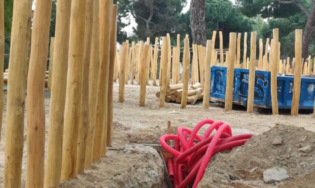Quinta concentración para salvar la Dehesa de la Villa de hormigón y palitroques