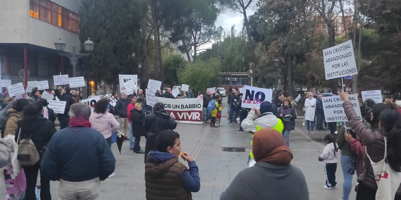 San Cristóbal de los Ángeles (Villaverde) se levanta contra la venta de droga en el barrio