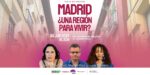 Cartel del primer debate del ciclo Madrid, ¿región para vivir?