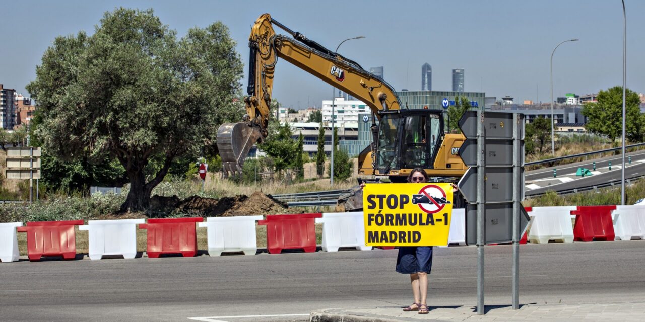 Ifema arranca árboles en pleno verano para construir el circuito de Fórmula 1 de Madrid