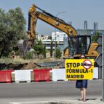 Ifema arranca árboles en pleno verano para construir el circuito de Fórmula 1 de Madrid