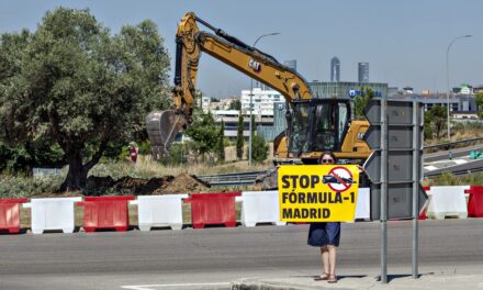 Ifema arranca árboles en pleno verano para construir el circuito de Fórmula 1 de Madrid