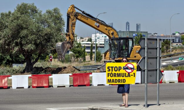 Ifema arranca árboles en pleno verano para construir el circuito de Fórmula 1 de Madrid