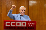 Julián Rebollo durante el homenaje