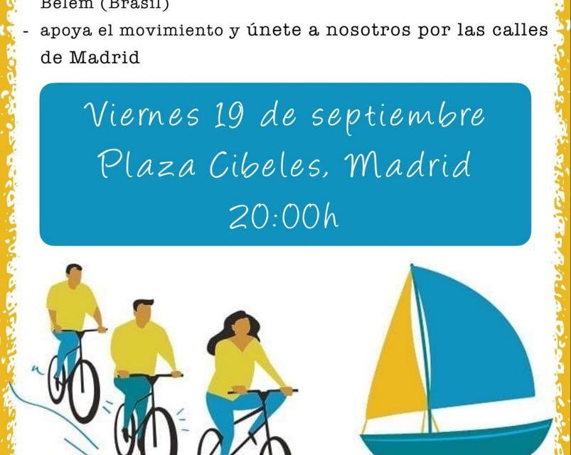 Bicifestación por el desarrollo completo de la bicicleta en Madrid