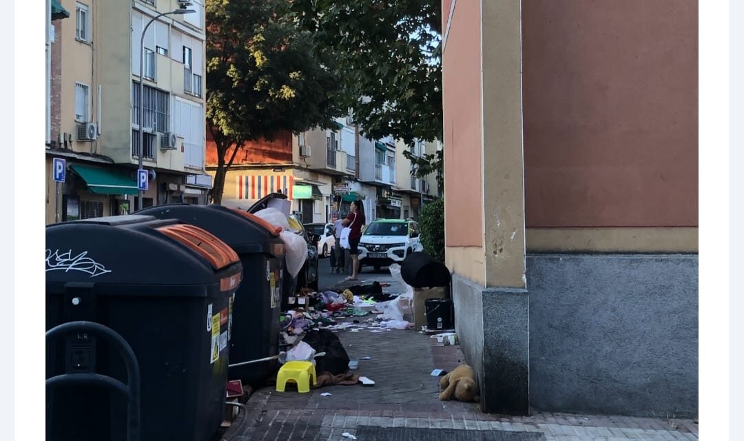La basura y la suciedad inundan los barrios capitalinos del Gran San Blas y Simancas