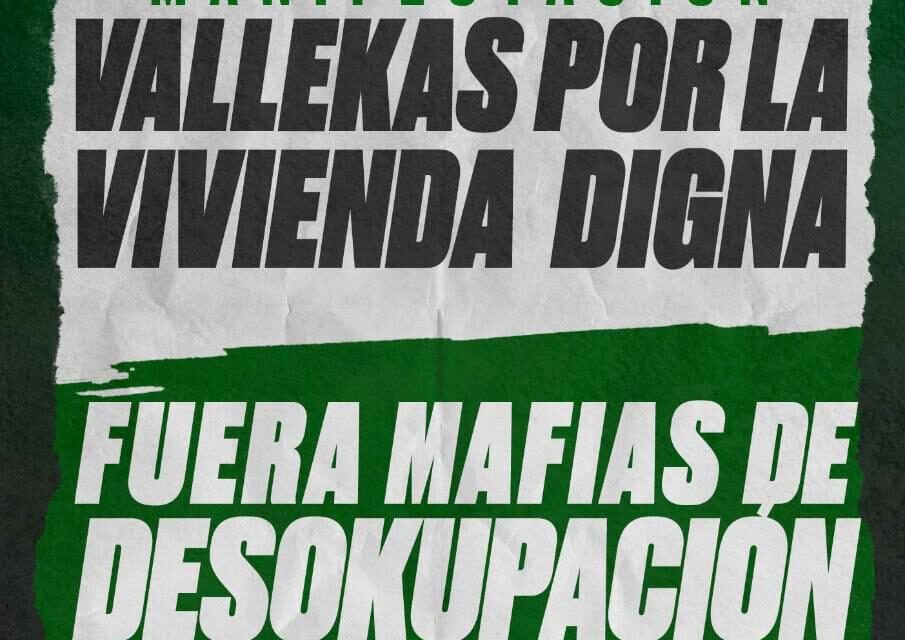 Las asociaciones vecinales de Puente de Vallecas llaman a participar en la manifestación de este viernes contra las “mafias de desokupación”