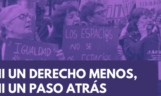 La FRAVM anima a tomar la calle este 25N para impedir el retroceso en derechos y libertades de las mujeres