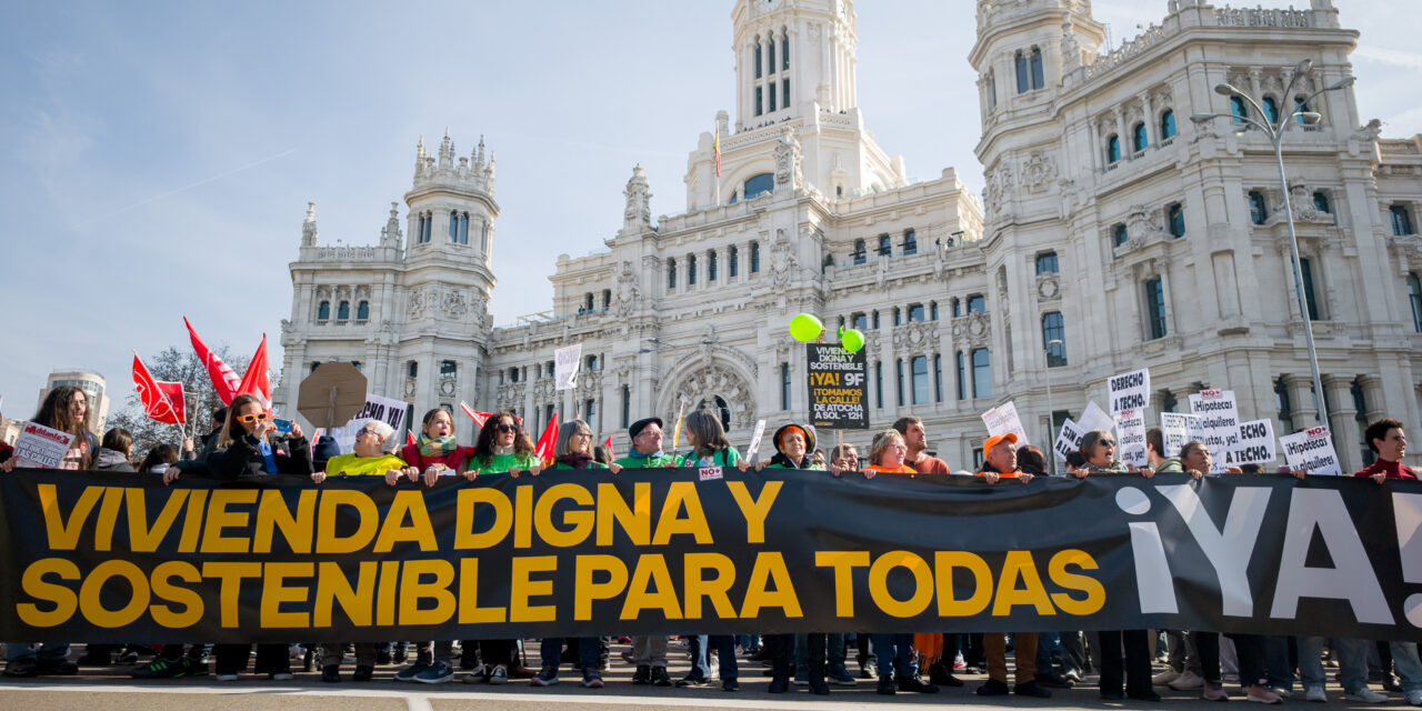 La plataforma Hábitat24 pide a los grupos del Congreso la prórroga de la moratoria de desahucios y otras medidas del escudo social