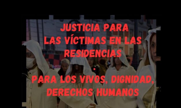 Manifestación este sábado por la dignidad y los derechos humanos en las residencias