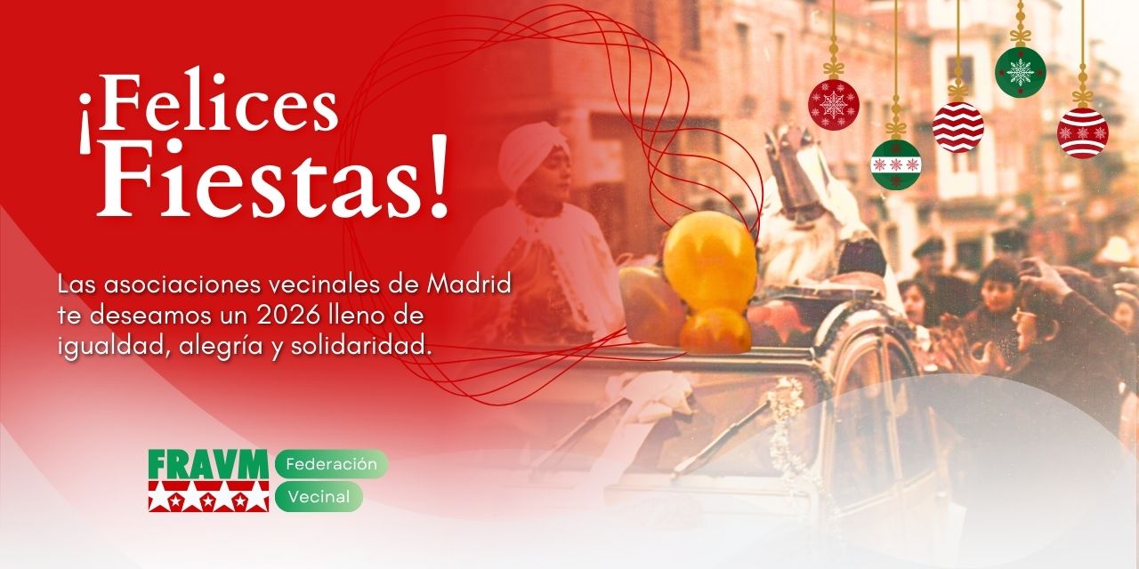 La Fede te desea felices fiestas y un año nuevo lleno de igualdad, alegría y solidaridad