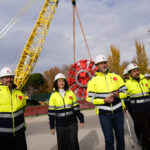 Asociaciones de Carabanchel lamentan una nueva visita de Ayuso a las obras de la línea 11 de Metro de espaldas a la ciudadanía