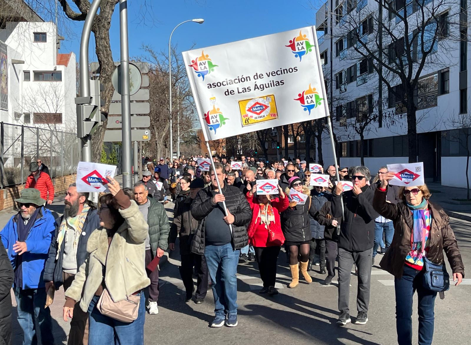 La FRAVM pide a la Comunidad de Madrid que no deje fuera de la ampliación sur de la línea 11 de Metro a 25.000 personas de Las Águilas y Cuatro Vientos