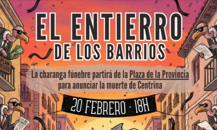 Réquiem por el distrito Centro: colectivos vecinales llorarán la muerte de la sardina Centrina durante el “Entierro de los Barrios”