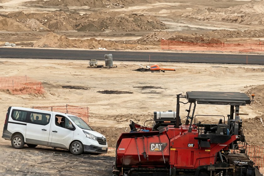 Colapso de la movilidad en los alrededores de las obras del circuito de Fórmula 1