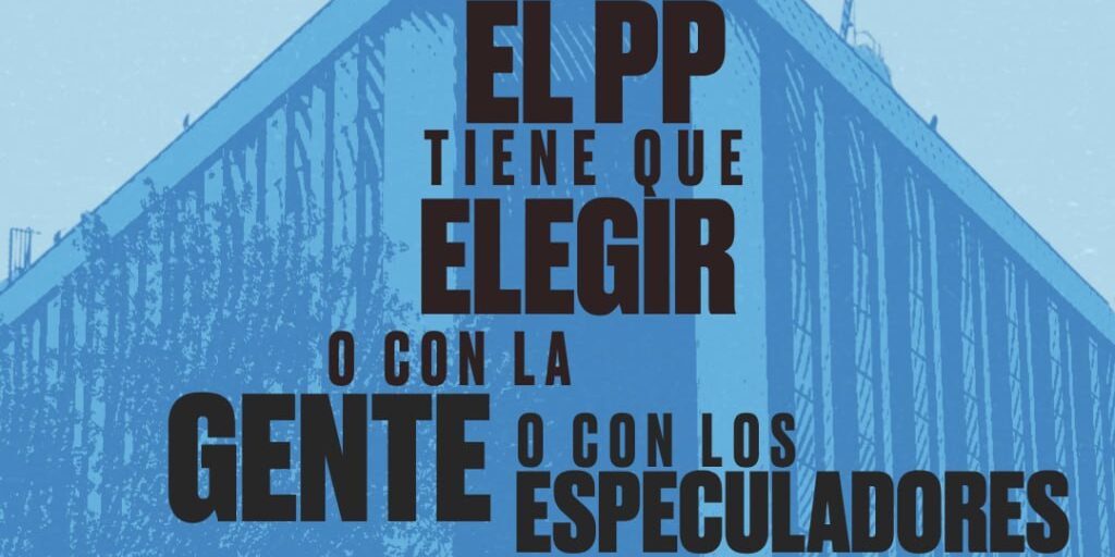 La prórroga de alquileres no puede morir en el Congreso de los Diputados