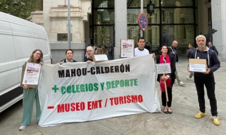 Más de 9.000 vecinos y vecinas rechazan el museo de la EMT en una parcela dotacional de la operación Mahou-Calderón