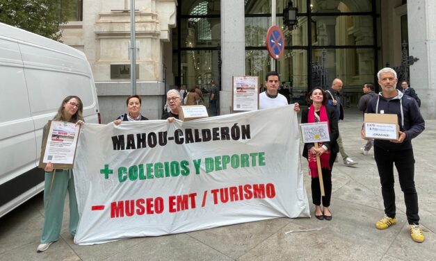 Más de 9.000 vecinos y vecinas rechazan el museo de la EMT en una parcela dotacional de la operación Mahou-Calderón