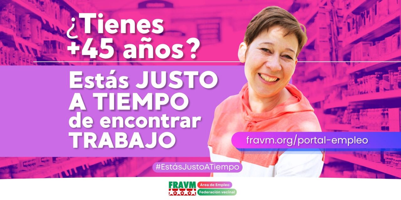 La FRAVM crea un sello de compromiso social para empresas que impulsan el empleo de personas mayores de 45 años