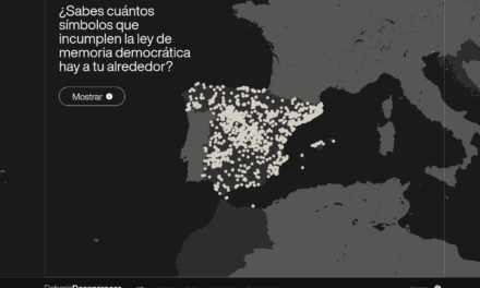 Presentación de la aplicación web de símbolos franquistas ‘Debería Desaparecer’