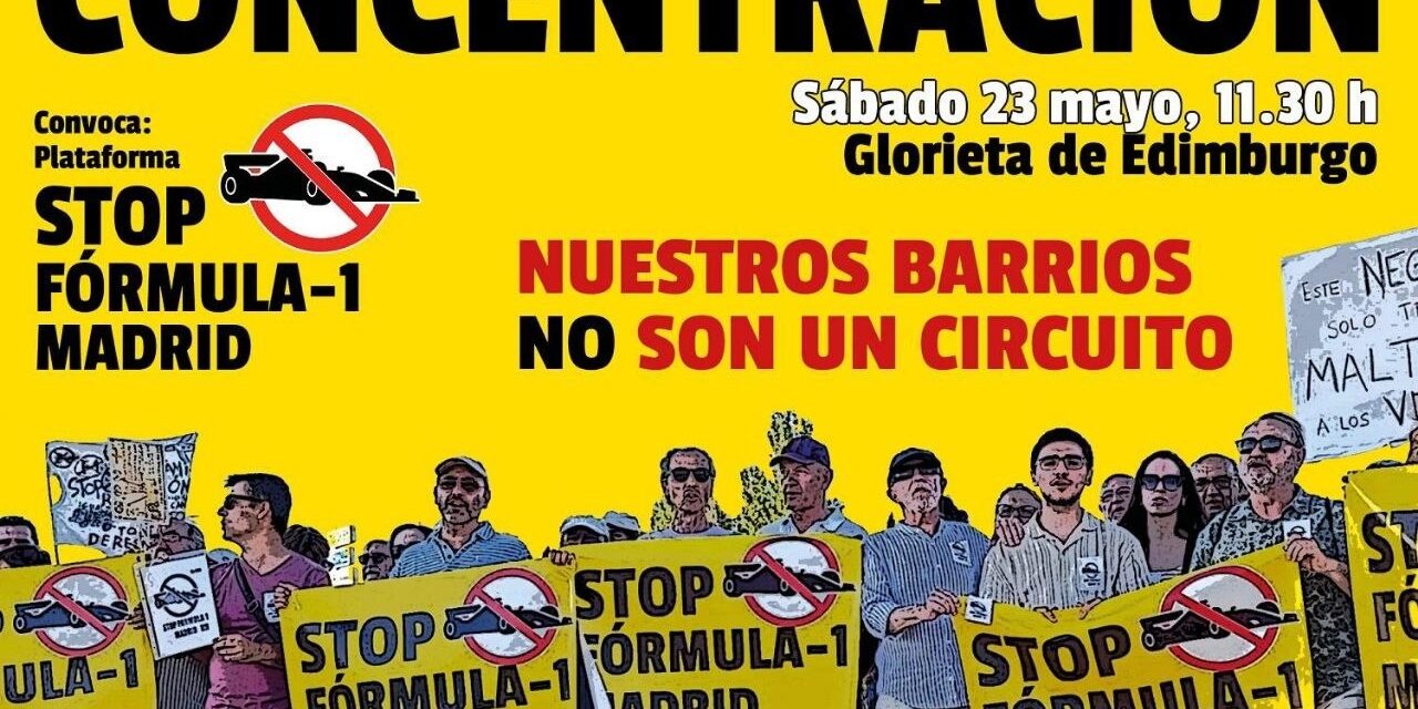 Concentración para denunciar que “nuestros barrios no son un circuito”