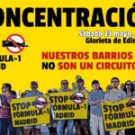 Concentración para denunciar que “nuestros barrios no son un circuito”