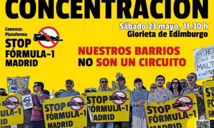 Concentración para denunciar que “nuestros barrios no son un circuito”