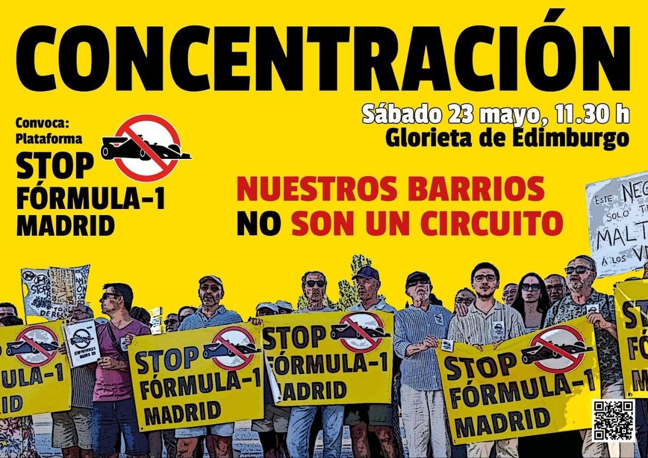 Concentración para denunciar que “nuestros barrios no son un circuito”