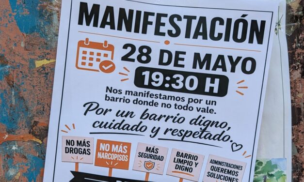 San Blas sale a la calle para exigir soluciones ante los problemas de inseguridad, drogas y abandono del espacio público