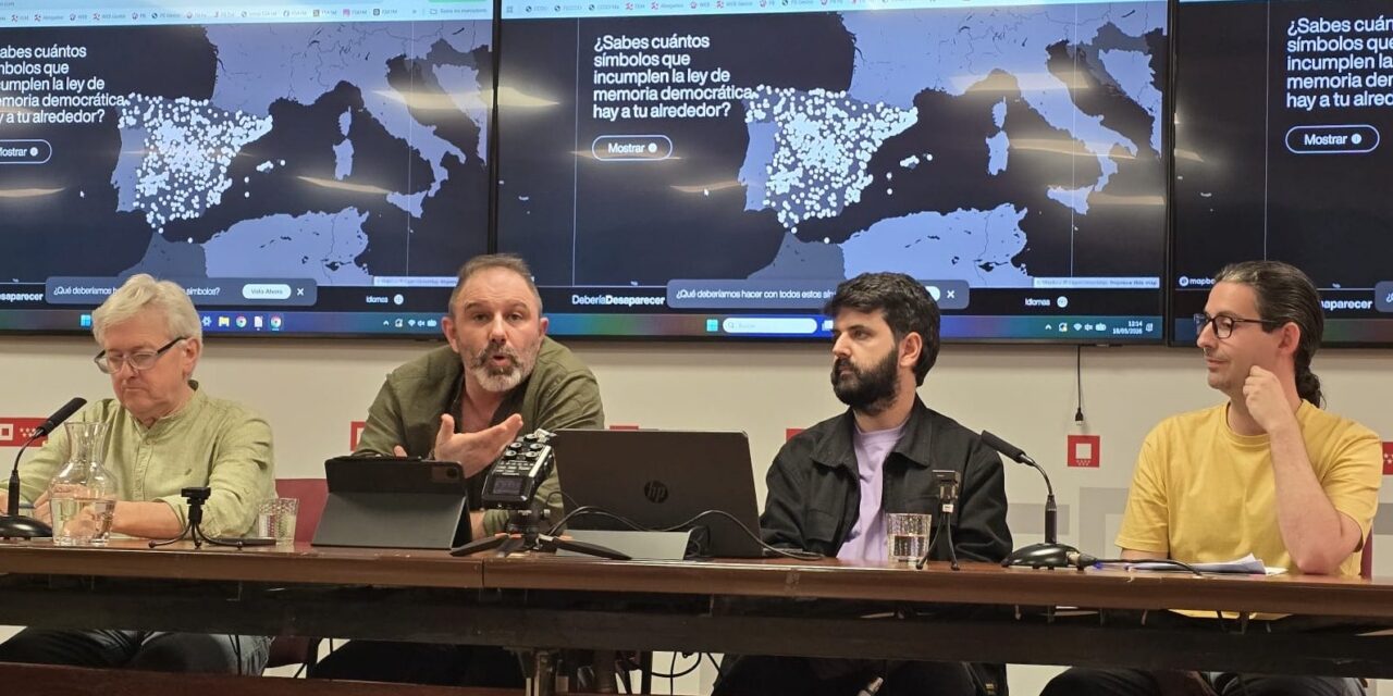 Ya están disponibles los nombres y monumentos franquistas de la ciudad de Madrid en la web ‘Debería Desaparecer’ para que sean retirados
