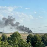 La FRAVM pide explicaciones al Ayuntamiento por el aparatoso incendio en la planta de la incineradora de Valdemingómez de esta semana