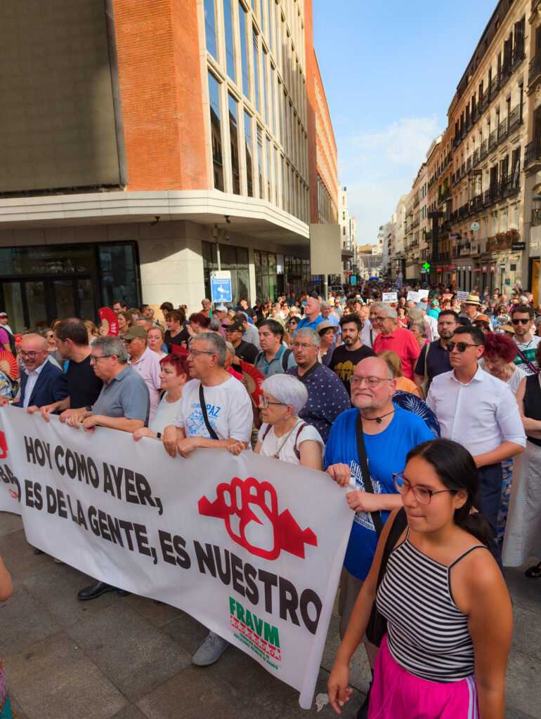 Acto de conmemoración del 50 aniversario de la manifestación de la calle Preciados del 22 de junio de 1976