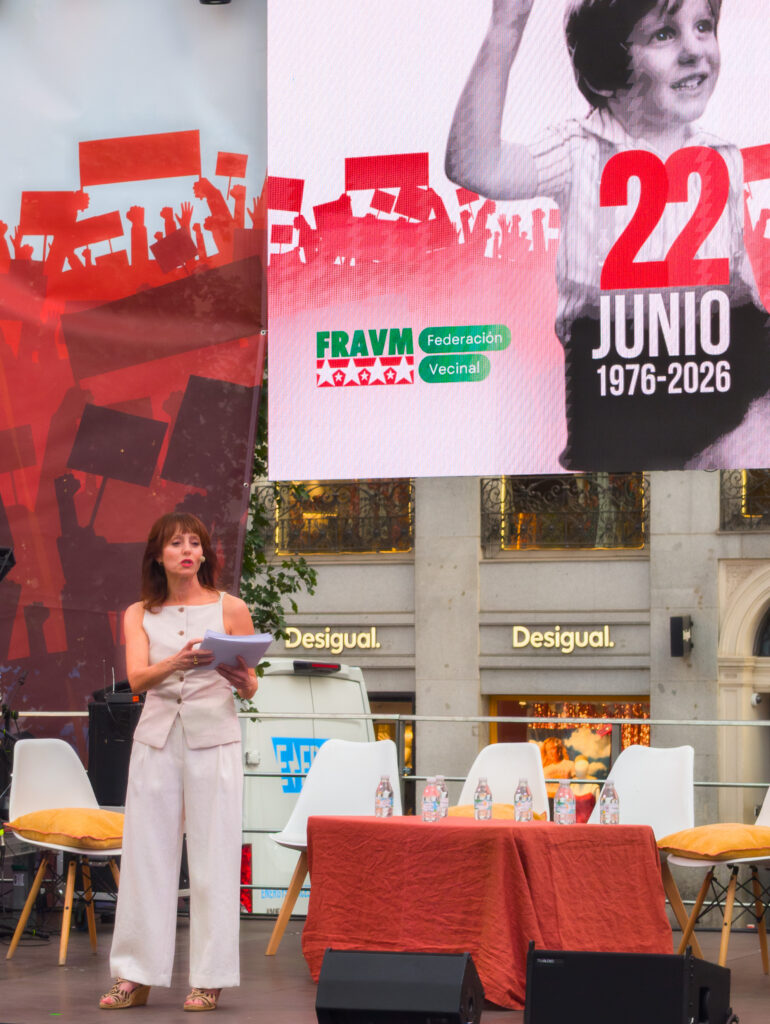Acto de conmemoración del 50 aniversario de la manifestación de la calle Preciados del 22 de junio de 1976