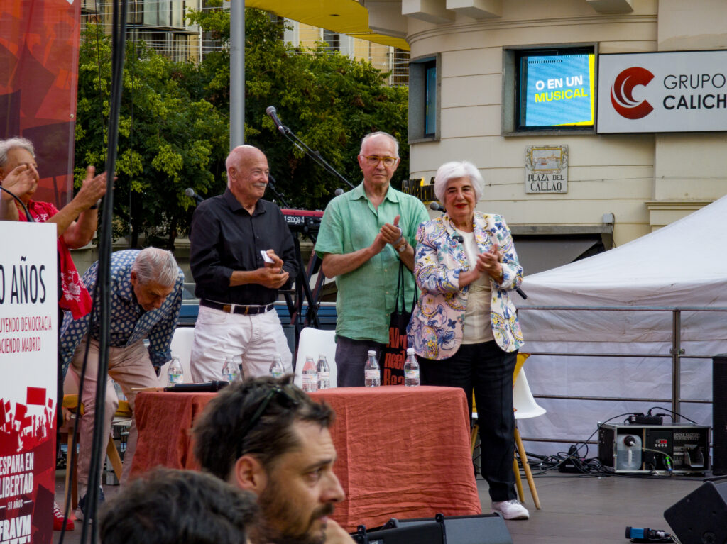 Acto de conmemoración del 50 aniversario de la manifestación de la calle Preciados del 22 de junio de 1976