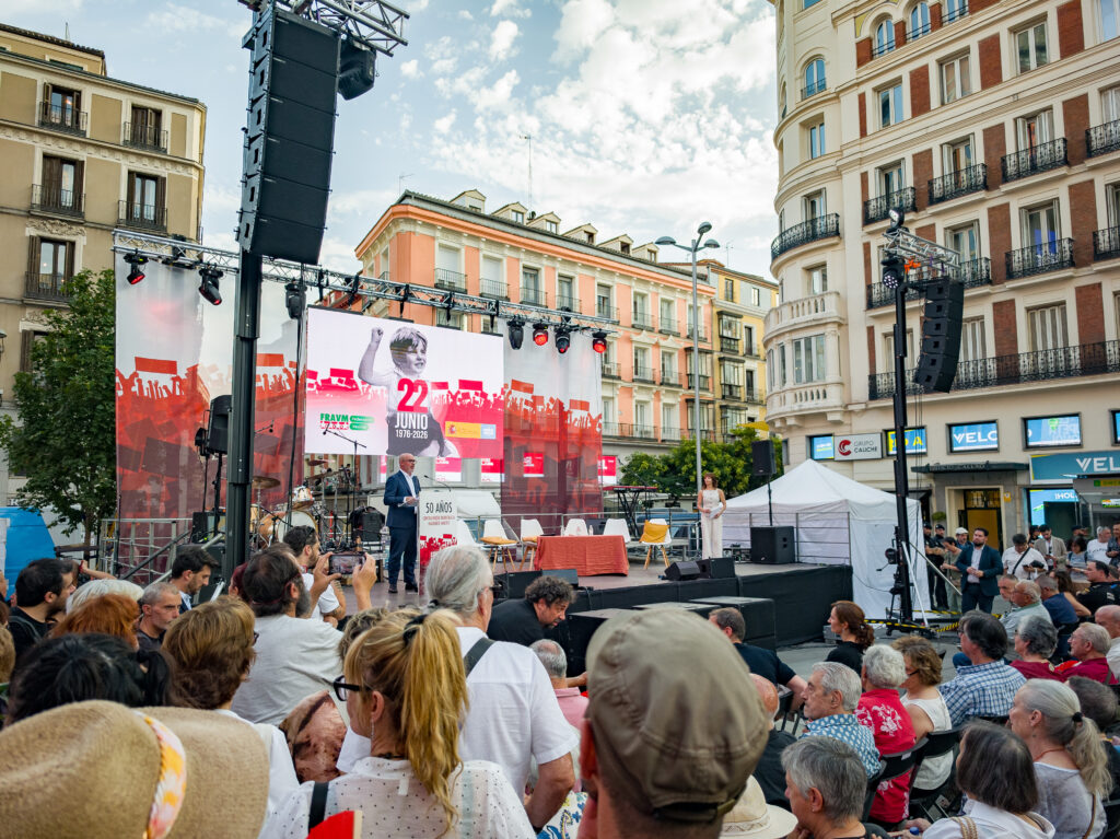 Acto de conmemoración del 50 aniversario de la manifestación de la calle Preciados del 22 de junio de 1976