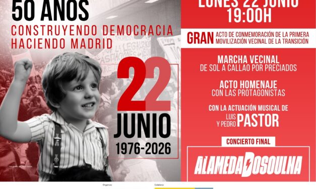 22J: vente a celebrar con nosotras el 50 aniversario de la manifestación de la calle Preciados, la primera gran movilización vecinal autorizada