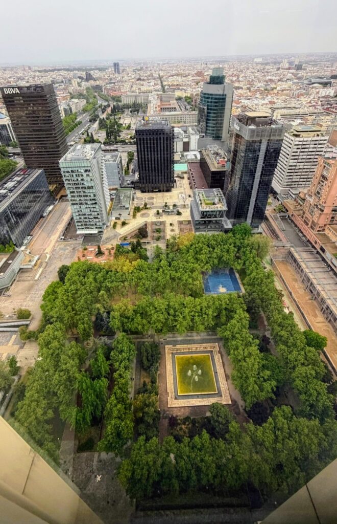 Parque central Pablo Ruiz Picasso de Madrid