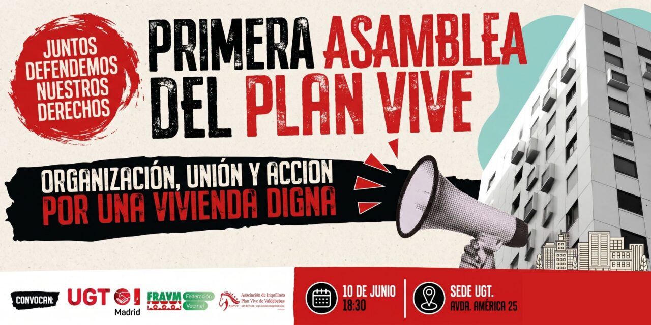 Convocada la primera asamblea de inquilinos del Plan Vive para coordinar una respuesta colectiva frente a las incidencias en las promociones