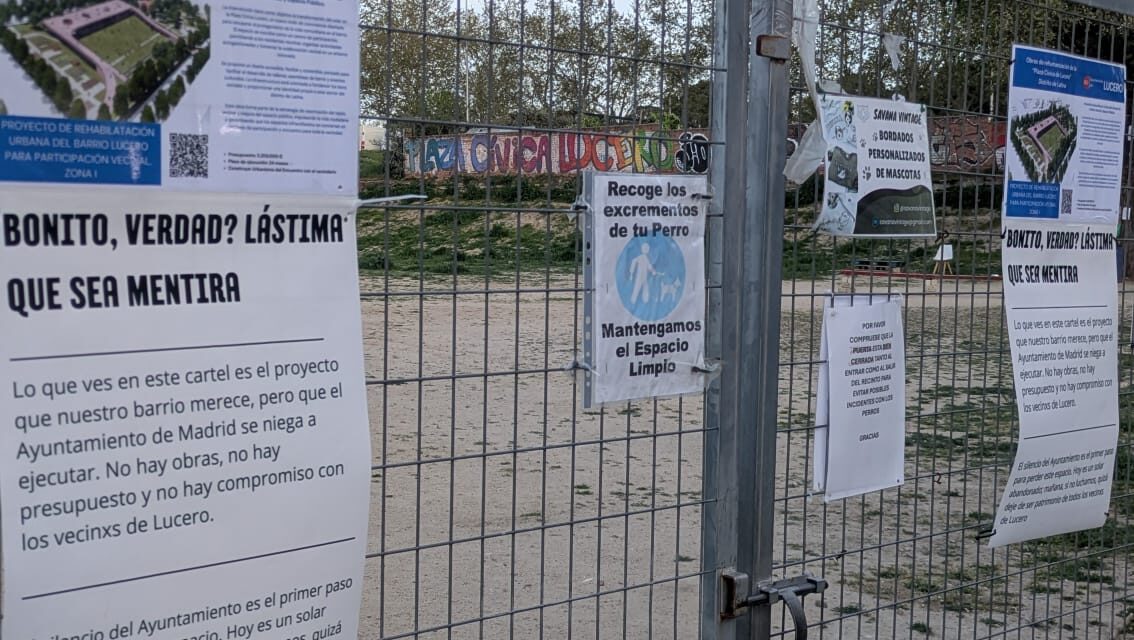 El barrio del Lucero ha sido puesto en el mapa, pero sus carencias y dificultades siguen donde estaban