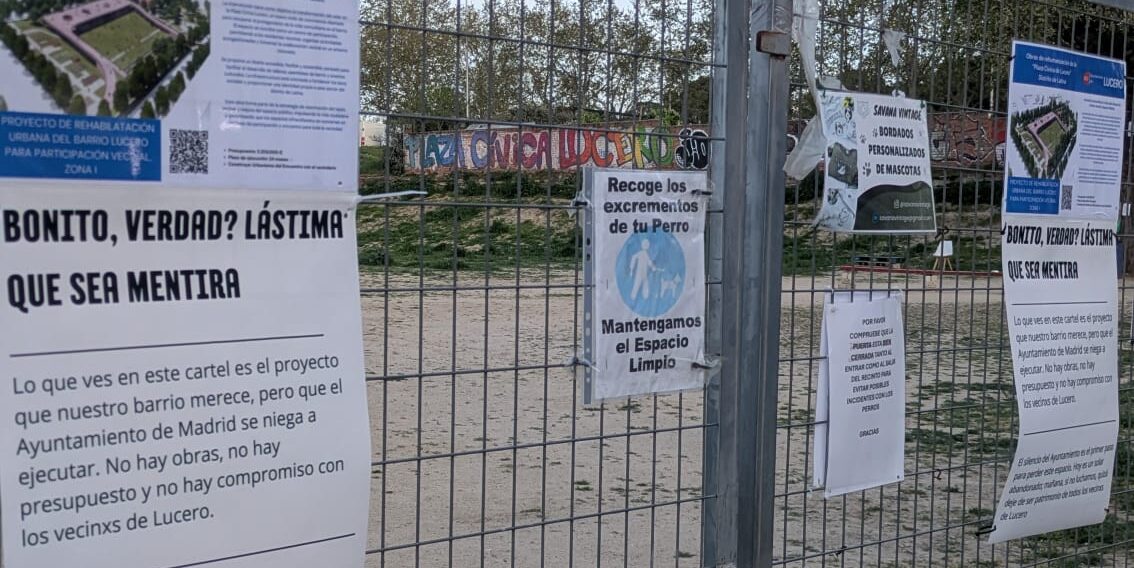 El barrio del Lucero ha sido puesto en el mapa, pero sus carencias y dificultades siguen donde estaban