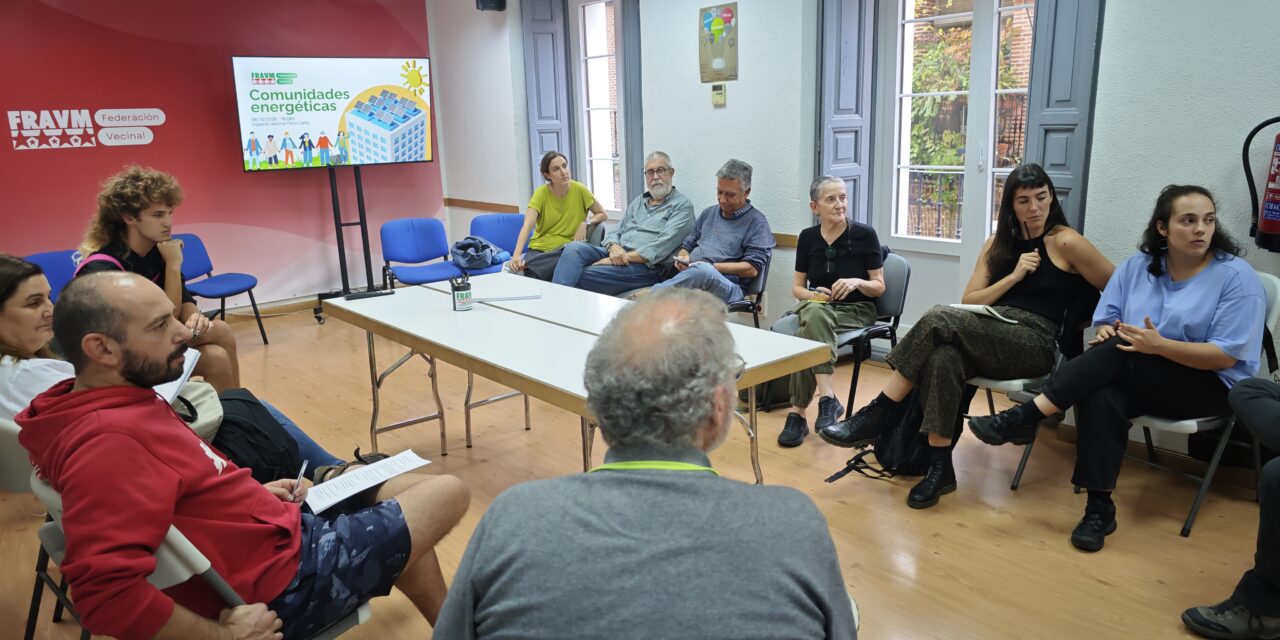Comunidades energéticas de Madrid impulsan una red vecinal para avanzar hacia una transición energética justa
